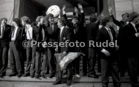 26.05.1984 VfB Stuttgart Meisterschaft 1984 Empfang Rathaus
