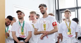 25.05.25 VfB Stuttgart Empfang Rathaus DFB-Pokal Sieg