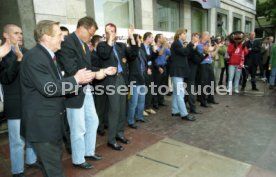 15.06.97 VfB Stuttgart Empfang am Rathaus DFB-Pokal Sieg 1997