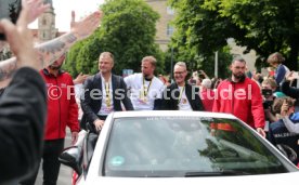 25.05.25 VfB Stuttgart Feier und Autokorso DFB-Pokal Sieg Stuttgart Schlossplatz