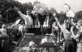 17.05.1992 VfB Stuttgart Meisterschaft Autokorso