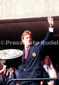 17.05.1992 VfB Stuttgart Meisterschaft Empfang im Stadion