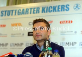 Stuttgarter Kickers Pressekonferenz