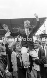 21.06.87 Stuttgarter Kickers Empfang DFB-Pokal Finale 1987