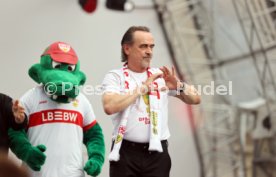 25.05.25 VfB Stuttgart Feier und Autokorso DFB-Pokal Sieg Stuttgart Schlossplatz