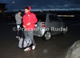 VfB Stuttgart Abflug ins Trainingslager La Manga Flughafen Stuttgart