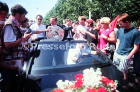 17.05.1992 VfB Stuttgart Meisterschaft Autokorso