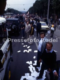 26.05.1984 VfB Stuttgart Meisterschaft 1984 Autokorso Bad Cannstatt