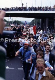26.05.1984 VfB Stuttgart Meisterschaft 1984 Autokorso Bad Cannstatt