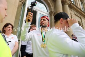 25.05.25 VfB Stuttgart Feier und Autokorso DFB-Pokal Sieg Stuttgart Schlossplatz