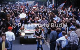 26.05.1984 VfB Stuttgart Meisterschaft 1984 Autokorso Bad Cannstatt