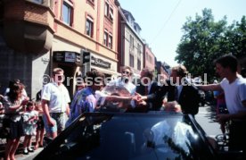 17.05.1992 VfB Stuttgart Meisterschaft Autokorso