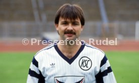 30.07.90 Karlsruher SC Fototermin Saison 1990/1991