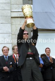 15.06.97 VfB Stuttgart Empfang am Rathaus DFB-Pokal Sieg 1997