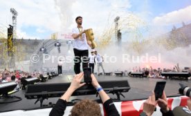 25.05.25 VfB Stuttgart Feier und Autokorso DFB-Pokal Sieg Stuttgart Schlossplatz