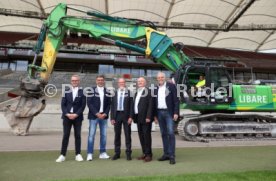 03.06.22 VfB Stuttgart Baggerbiss Umbau Mercedes-Benz Arena Haupttribüne