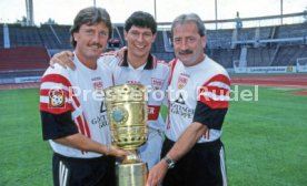 15.07.97 VfB Stuttgart Fototermin DFB-Pokal Sieger 1997