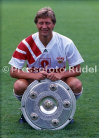 10.07.1992 VfB Stuttgart Fototermin Meisterschaft