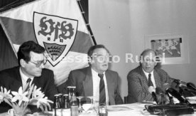 16.01.90 VfB Stuttgart PK Vorstellung Manager Hoene&szlig;