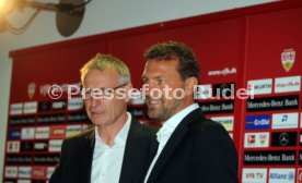VfB Stuttgart PK Vorstellung Trainer Weinzierl