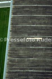 Stuttgarter Kickers Gazi Stadion Trib&uuml;ne Dach