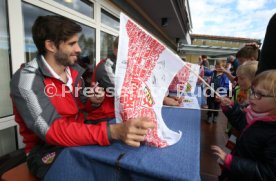 VfB Stuttgart Besuch Kindernachsorge Klinik Tannheim