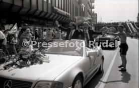 17.05.1992 VfB Stuttgart Meisterschaft Autokorso