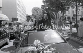 17.05.1992 VfB Stuttgart Meisterschaft Autokorso
