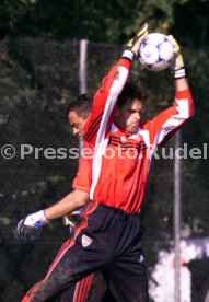 VfB Stuttgart Training li. Franz Wohlfahrt re. Marc Ziegler Foto Rudel