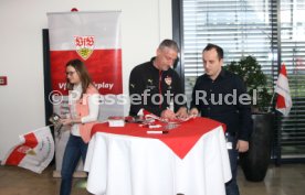VfB Stuttgart Pressekonferenz fairplay Aktion
