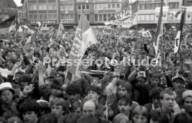 26.05.1984 VfB Stuttgart Meisterschaft 1984 Empfang Rathaus