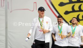 25.05.25 VfB Stuttgart Feier und Autokorso DFB-Pokal Sieg Stuttgart Schlossplatz