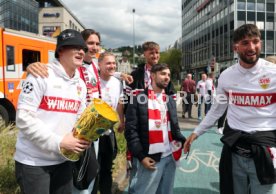 25.05.25 VfB Stuttgart Feier und Autokorso DFB-Pokal Sieg Stuttgart Schlossplatz