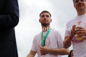 25.05.25 VfB Stuttgart Feier und Autokorso DFB-Pokal Sieg Stuttgart Schlossplatz