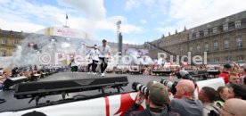 25.05.25 VfB Stuttgart Feier und Autokorso DFB-Pokal Sieg Stuttgart Schlossplatz