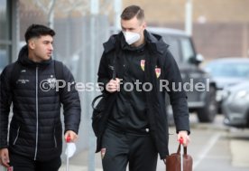 23.01.22 VfB Stuttgart Abflug Trainingslager Marbella