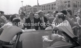 17.05.1992 VfB Stuttgart Meisterschaft Autokorso