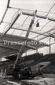 16.02.93 VfB Stuttgart Baustelle Neckarstadion