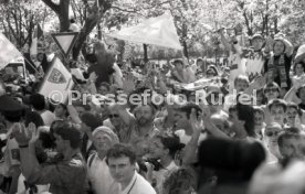 17.05.1992 VfB Stuttgart Meisterschaft Autokorso