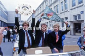 26.05.1984 VfB Stuttgart Meisterschaft 1984 Autokorso Bad Cannstatt