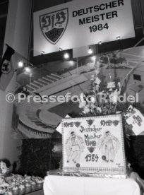 26.05.1984 VfB Stuttgart Meisterschaft 1984 Empfang Rathaus