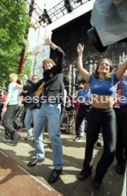 15.06.97 VfB Stuttgart Empfang am Rathaus DFB-Pokal Sieg 1997