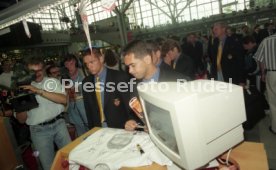 13.06.97 VfB Stuttgart Abflug Berlin DFB-Pokal Finale 1997