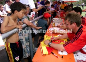 VfB Stuttgart Soccer Party 1999 re. Ralf Rangnick Foto Rudel
