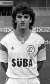 28.06.88 Karlsruher SC Fototermin Saison 1988/1989