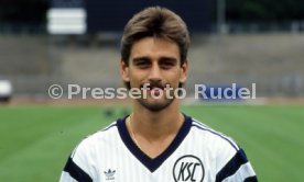 30.07.90 Karlsruher SC Fototermin Saison 1990/1991