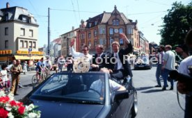17.05.1992 VfB Stuttgart Meisterschaft Autokorso