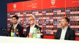 12.09.22 VfB Stuttgart PK Khedira, Lahm, Gentner