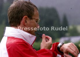 VfB Stuttgart Trainingslager Tannheim Ralf Rangnick Foto Rudel