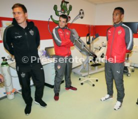 VfB Stuttgart Besuch Kindernachsorge Klinik Tannheim